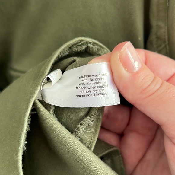 2. Lane Bryant Woman’s Jacket with Peplum waist, zip and snap closure, and belt - Picture 15 of 16